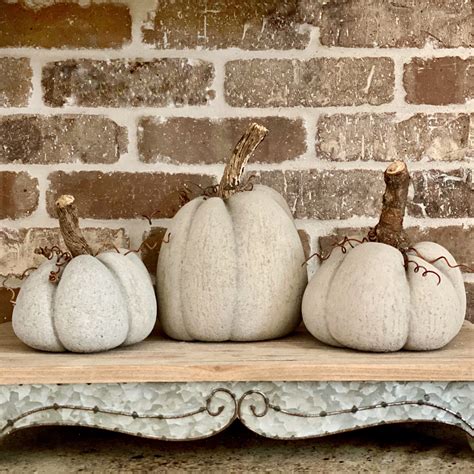 DIY Concrete Pumpkins Cali Girl In A Southern World