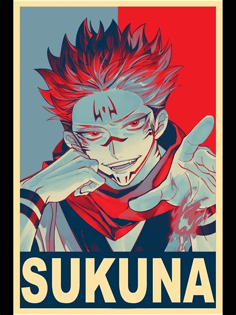 Sukuna Poster Poster For Sale By Lisak Redbubble