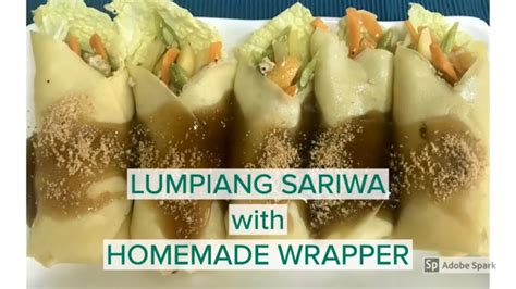 Lumpiang Sariwa Whomemade Wrapper ️29 Youtube