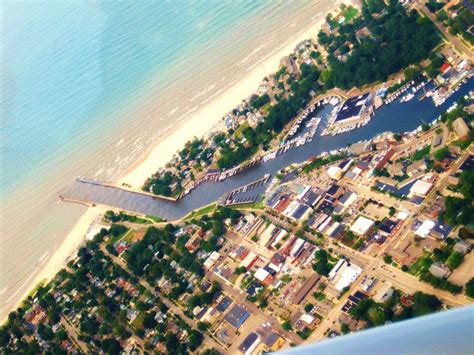 South Haven Visitors Bureau Michigan Tourism Aerial View Michigan