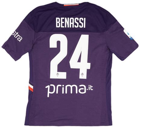 Fiorentina Match Issue Home Shirt Benassi L