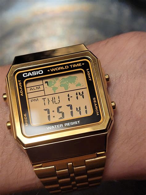 Casio A500wga 1d Casio World Time Watches