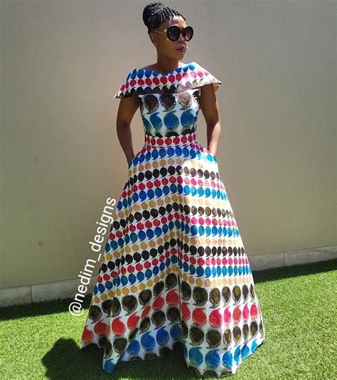 Ankara Maxi Dress Nedim Designs African Fashion African Print