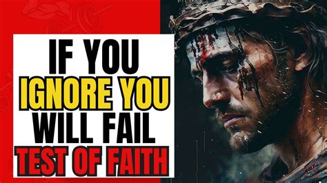 🛑if You Ignore Jesus You Will Fail Test Of Faith God Message Today