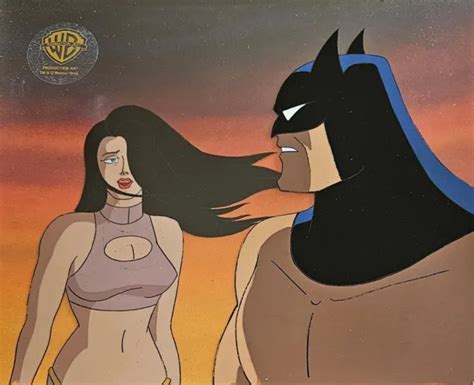 Batman Animated Series Original Production Cel Batman Talia Demon S