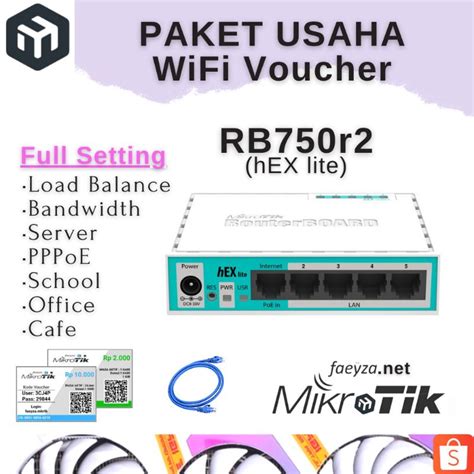 Jual Mikrotik Rb750r2 750r2 Hex Lite Full Setting Hotspot Voucher Pppoe