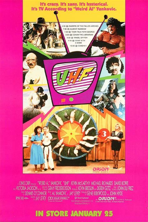 UHF starring Wierd Al Yankovic, Victoria Jackson, Michael Richards and ...