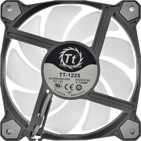 Best Buy Thermaltake Pure Plus Led Rgb Radiator Fan Tt Premium