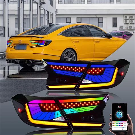 Amazon Uqz Rgb Tail Lights For Honda Accord Led