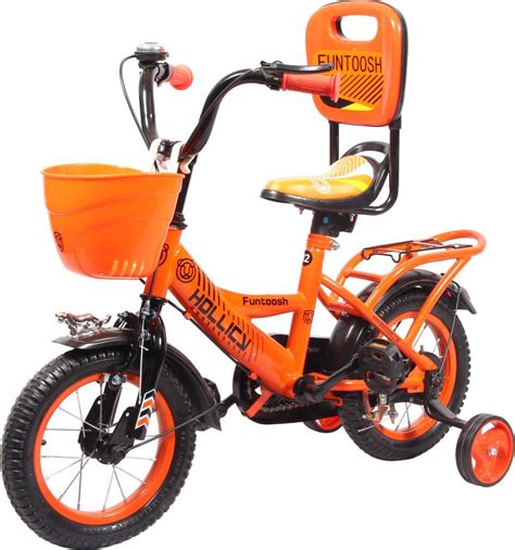 Hollicy FUNTOOSH 12 INCH KIDS BICYCLE - ORANGE/BLACK 12 T Recreation ...