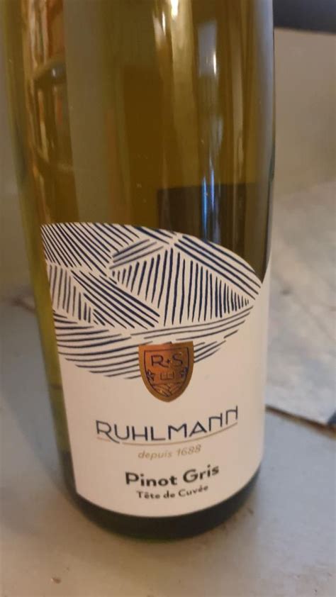 Ruhlmann Pinot Gris France Alsace Cellartracker