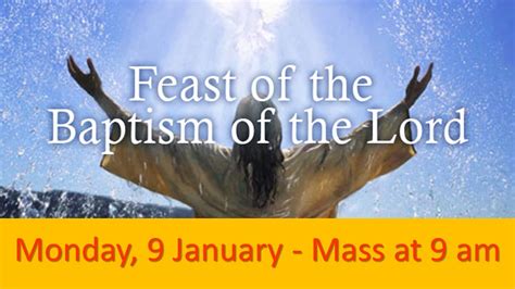 Feast Of The Baptism Of The Lord Christ The King Church