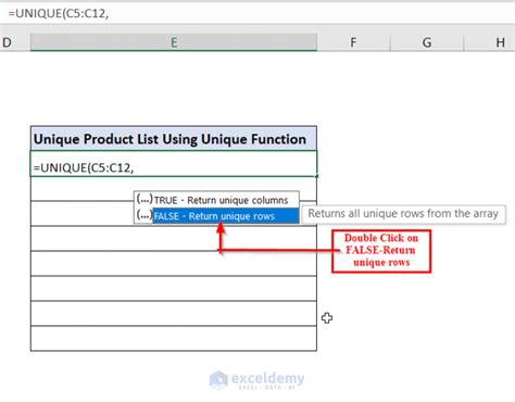 How To Extract Unique Items From A List In Excel Methods