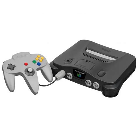 Nintendo 64 black console Used - Walmart.com