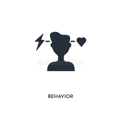 Behavior Icon Simple Element Illustration Isolated Trendy Filled