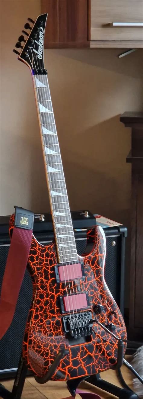 Jackson SOLOIST SLX ORANGE CRACKLE Elektromos gitár eladó GS Fanatic