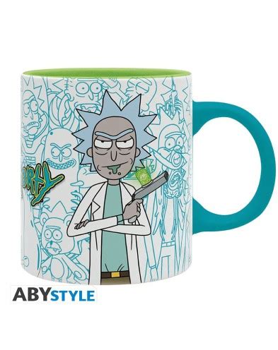 Rick And Morty Taza Ml All Ricks And Mortys Caja