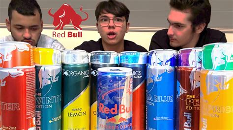 Alle Red Bull Sorten Probieren Bewerten Ihba Youtube