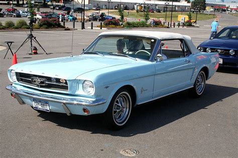 1965 Mustang Light Blue Convertible