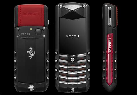 Limited Edition Vertu Ascent Ferrari Gt Phone Designed By Vertu