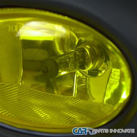 Fit 06 08 Honda Civic 4dr Sedan Front Bumper Yellow Lens Fog Lights Kit Switch Ebay