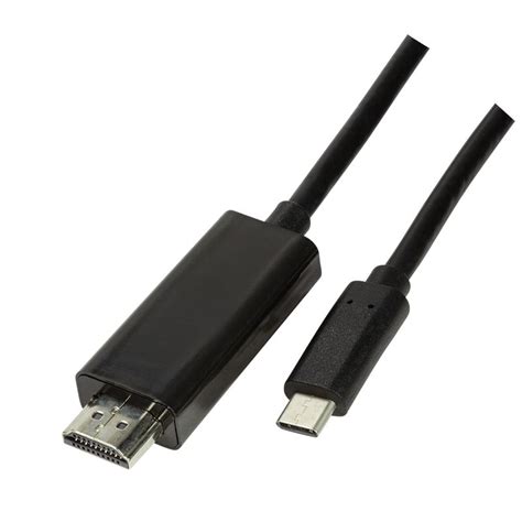 USB 3 2 Gen1 Type C Kaapeli C Uros HDMI A Uros 4K 60 Hz Musta 1