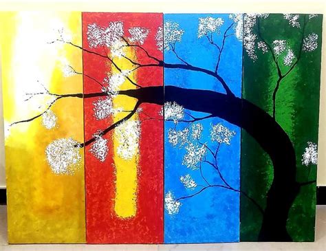 Four elements Painting by Umair Khalid | Saatchi Art