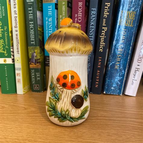 Vintage Merry Mushroom Salt Pepper Shaker This Depop