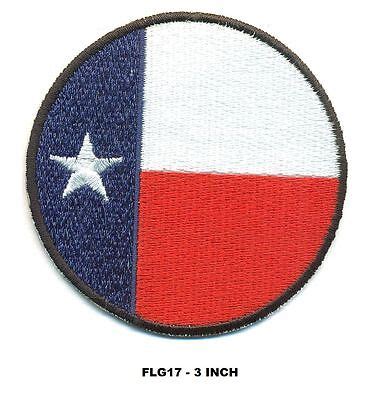 TEXAS ROUND FLAG PATCH - FLG17 | eBay