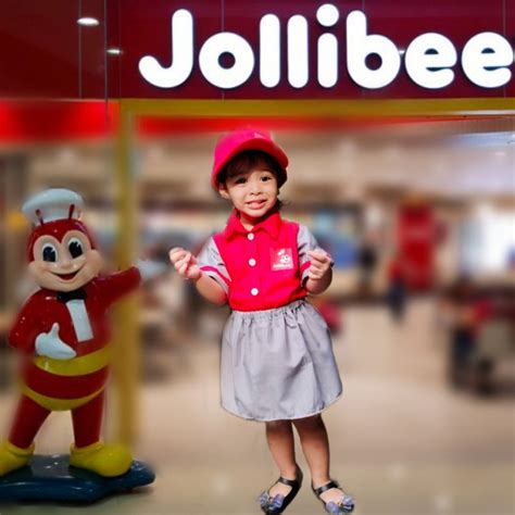 Jollibee Crew Uniform Inspired For Girl And Boy Kids Shopee Philippines