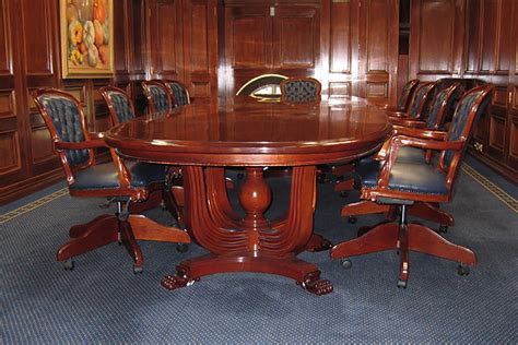 Victorian Pedestal Boardroom Table Mark Alexander Design