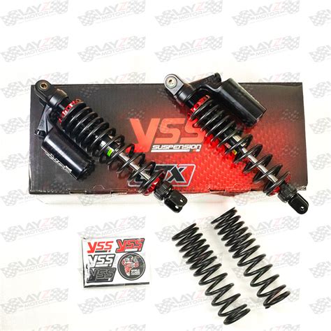 YSS Twin Shock G TX Smooth Black Series Yamaha XMax Layz Motor