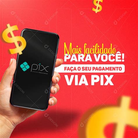 Mais Felicidade Pra Você Faça O Seu Pagamento Via Pix Social Media PSD