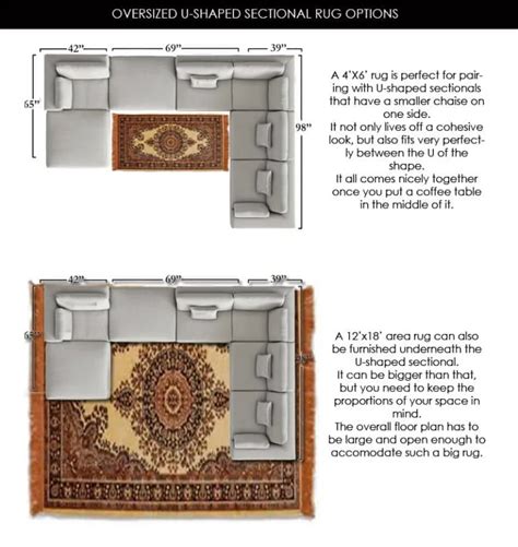 What Size Area Rug Under Sectional Sofa & Placement Guide - Homely Rugs