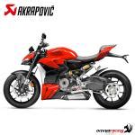 Akrapovic Exhaust Racing Titanium Slipon For Ducati Streetfighter