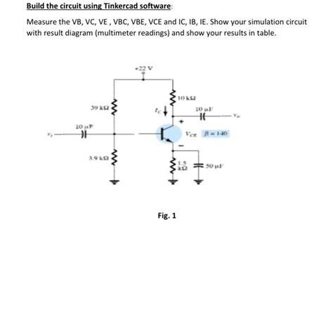 Solved Build The Circuit Using Tinkercad Software Measure Chegg