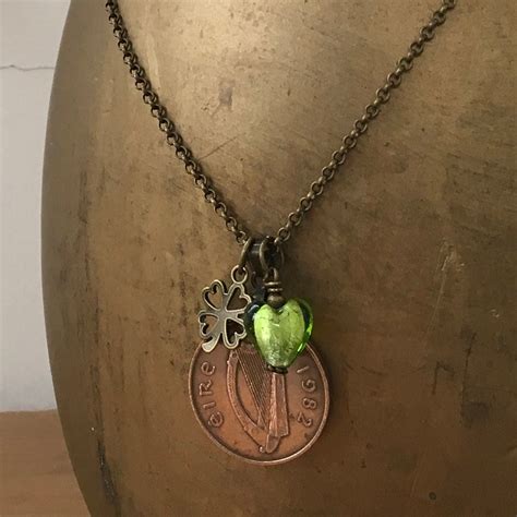 Irish Coin Necklace Available In Years Or