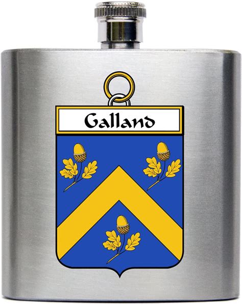 Amazon.com | Galland Family Crest French Shield Click America 6 oz ...