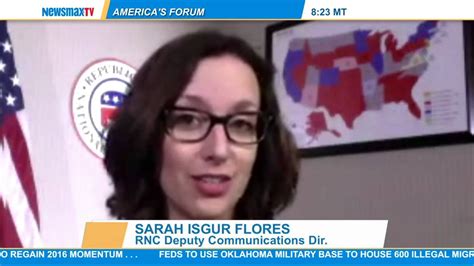 Sarah Isgur Flores, RNC's Deputy Communications Director , Ari Rabin ...