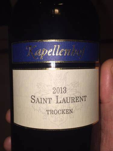 Kapellenhof Saint Laurent Trocken Vivino Us