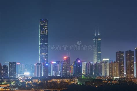 Skyline of Shenzhen City, China Stock Photo - Image of downtown, asian: 108219712