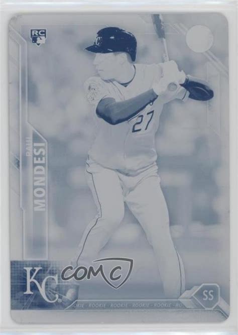 Bowman Rookies Printing Plate Cyan Adalberto Mondesi Rc