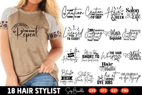 Hair Stylist Svg Bundle Hair Svg Bundle Graphic By Biplab Studio