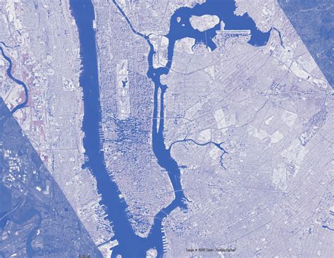 Aerial of a snow-covered New York City : r/interestingasfuck