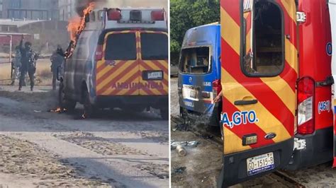 Asesinan A Dos Param Dicos E Incendian Ambulancias Particulares En