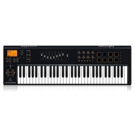 Behringer MOTÖR 61 Controlador MIDI de Teclado Seminuevo Gear4music