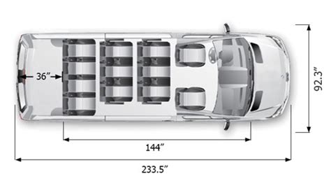 Mercedes Benz Sprinter Van Dimensions Sprinter Van Rentals Usa