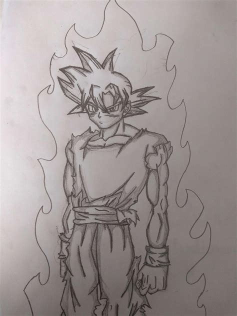 Mastered ultra instinct Goku by GasMaskr on DeviantArt