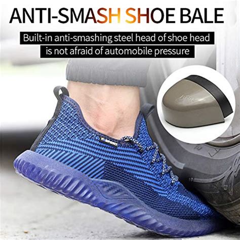 SUADEX Indestructible Steel Toe Shoes Men Work Safety Shoes For Men