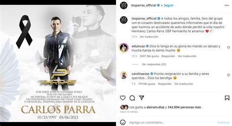 ¿cómo Murió El Cantante Carlos Parra De 26 Años Esto Es Lo Que Se